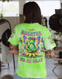 Just Breathe Everything Is Going to Be Okay Frog Meditating Peace AOP Shirts _1_ kNjhz