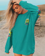 Just Breathe Everything Is Going to Be Okay Funny Meditation Frog Lotus AOP Shirts _8_ oBGdC