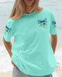 Just Breathe Everything Is Going to Be Okay Inspirational Dragonfly Floral AOP Shirts _2_ YxIXF