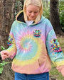 Just Breathe Everything Is Going to Be Okay Meditating Frog Tie Dye Lotus AOP Shirts _14_ BtWBS