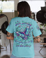Just Breathe Everything Is Going to Be Okay Motivational Butterfly Quote AOP Shirts _11_ JI0JF