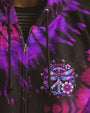 Just Breathe Everything Is Going to Be Okay Purple Dragonfly Tie Dye Hippie Graphic AOP Shirts _6_ 52csg