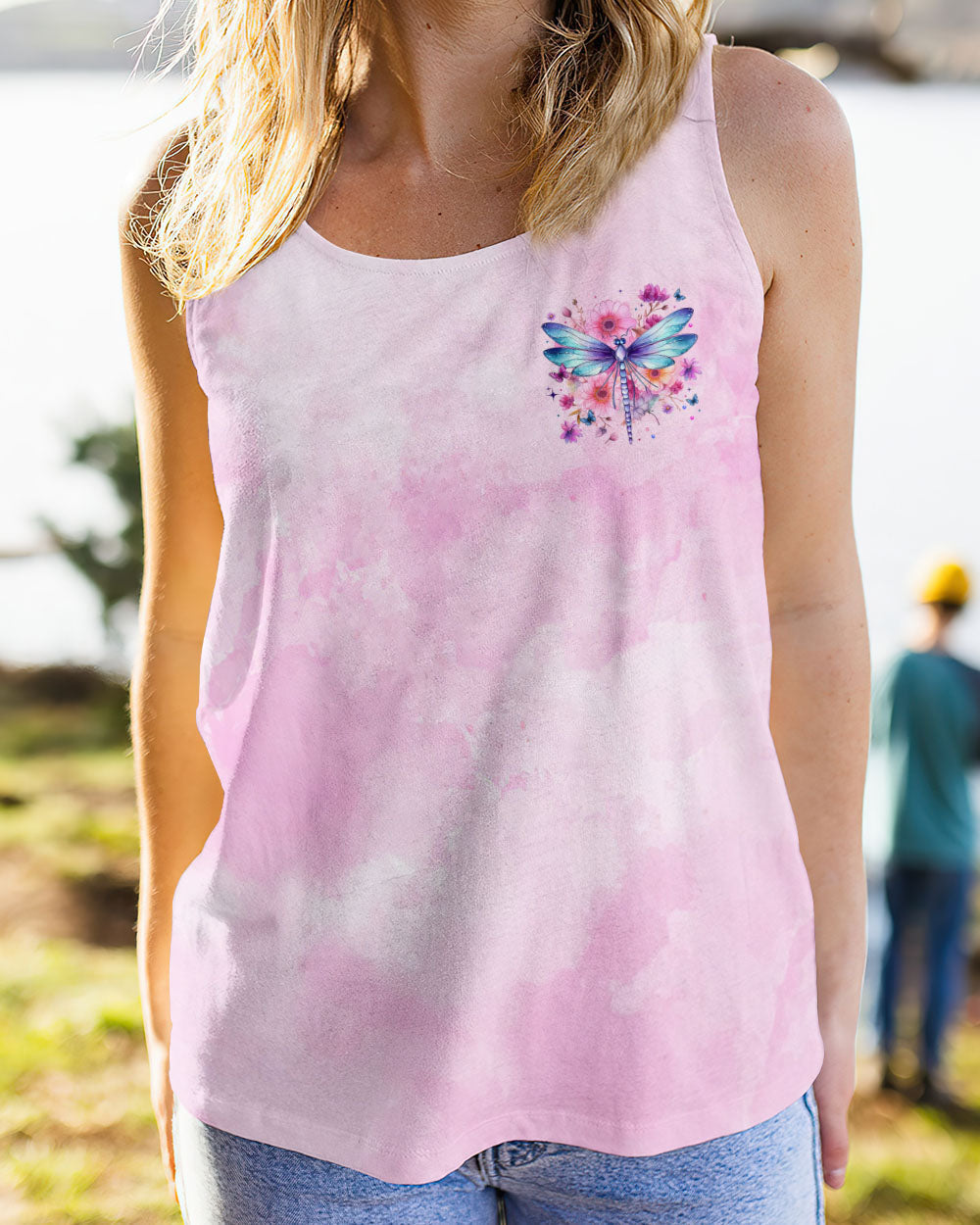 Just Breathe Everything Will Be Okay Tie Dye Dragonfly Inspirational AOP Shirts _10_ XXqsK