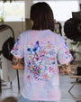 Just Breathe Everything is Going to Be Okay Butterflies and Flowers AOP Shirts _10_ FWxzl