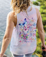 Just Breathe Everything is Going to Be Okay Butterflies and Flowers AOP Shirts _7_ ZmOSu