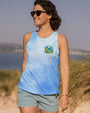 Just Breathe Everything is Going to Be Okay Butterfly Light Blue Design for Women AOP Shirts _13_ cB4x1