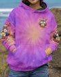 Just Breathe Everything is Going to Be Okay Cute Owl Peaceful Design AOp Shirts _4_ 9UYGU