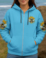 Just Breathe Everything is Going to be Okay Sunflower _26 Bee Design AOP Shirts _8_ De0gs