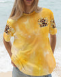 Kinda Boujee Kinda Broke Cute Cow with Sunglasses _26 Sunflower Design AOP Shirts _13_ tvwOE