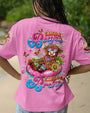 Kinda Boujee Kinda Broke Funny Cow Print with Retro Vibes and Floral Design AOP Shirts _8_ lHJ8D