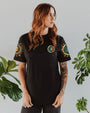 Live by the Sun Feel by the Moon Move by the Stars Celestial Moon and Sun AOP Shirts _2_ u04qJ
