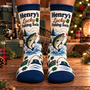 LuckyFishingSocksinaCozyCabinSetting