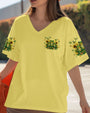 Make Memories with the Right People Cute Peaceful Frogs and Sunflowers AOP Shirts _4_ YGkyY