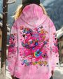 Make Today Flamazing Pink Tie Dye Flamingo Inspirational AOP Shirts _1_ IYt1i