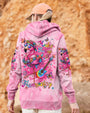 Make Today Flamazing Pink Tie Dye Flamingo Inspirational AOP Shirts _9_ rBYRv
