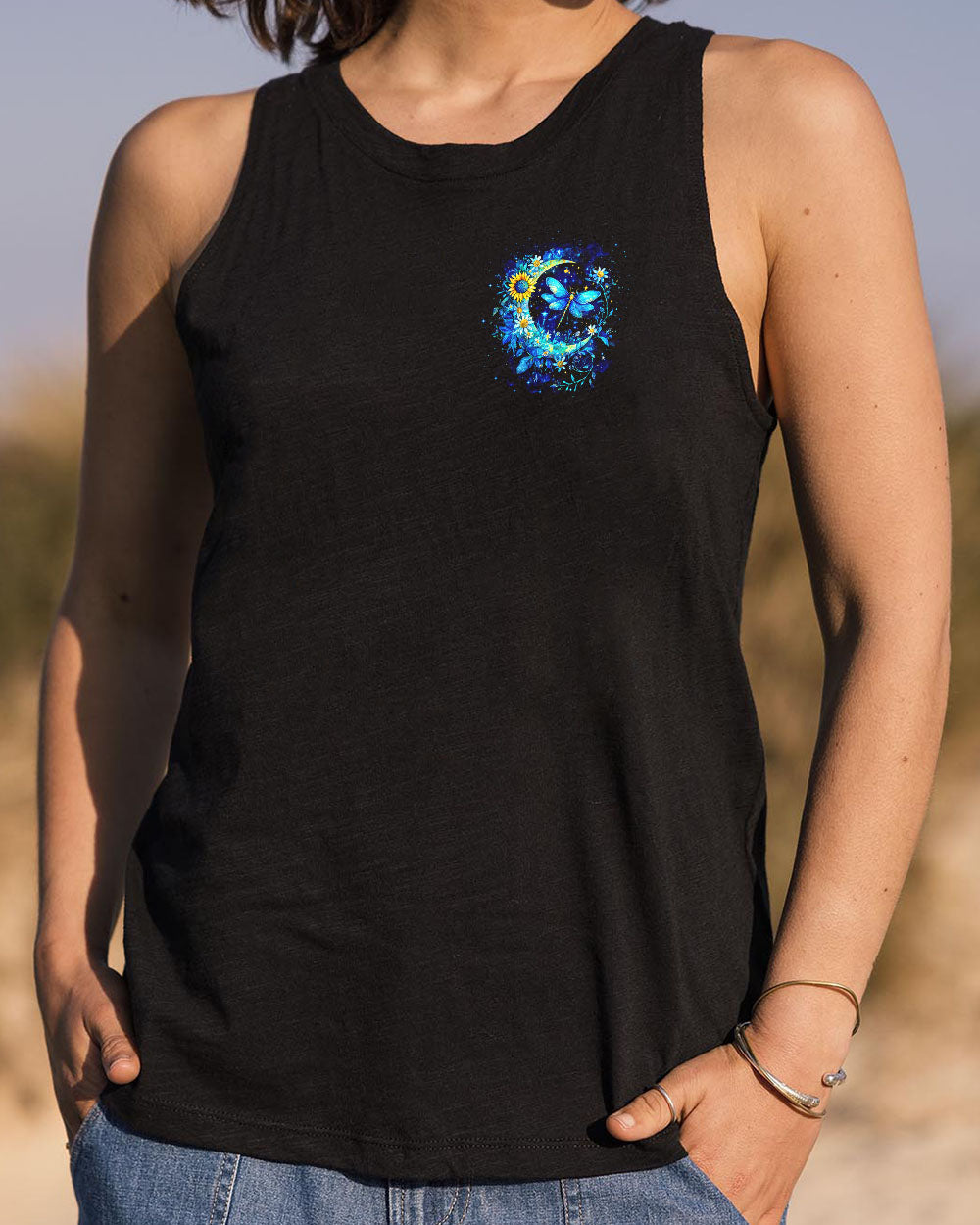 May You Touch Dragonflies and Stars Dragonflies and Moon Floral Graphic AOP Shirts _6_ KqUSU