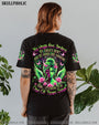 My Wings are Broken One of Those Days Neon Skull Girl Gothic Graphic AOP Shirts _10_ 8b8rh