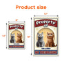 No Trespassing Cat Version Personalized Metal Sign_4_dcb99313 1257 4af3 89c0 21792c1217b5