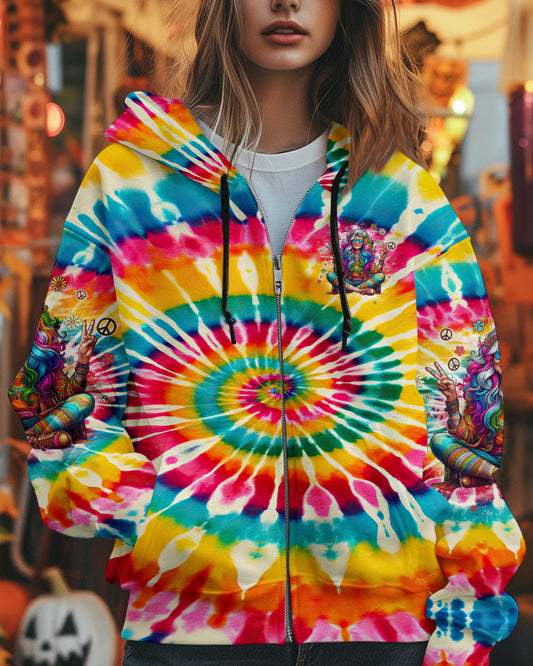 Old Hippies Don_E2_80_99t Die Tie Dye Colorful Funny Grandma Hippie AOP Shirts _10_ P8c1B
