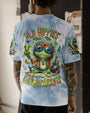 Old Hippies Dont Die Crazy Grandparents Funny Frog Tie Dye Hippie AOP Shirts _1_ tMcbC