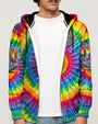 Old Hippies Dont Die Crazy Grandparents Funny Tie Dye Hippie Peace Sign AOP Shirts _4_ pUQMF