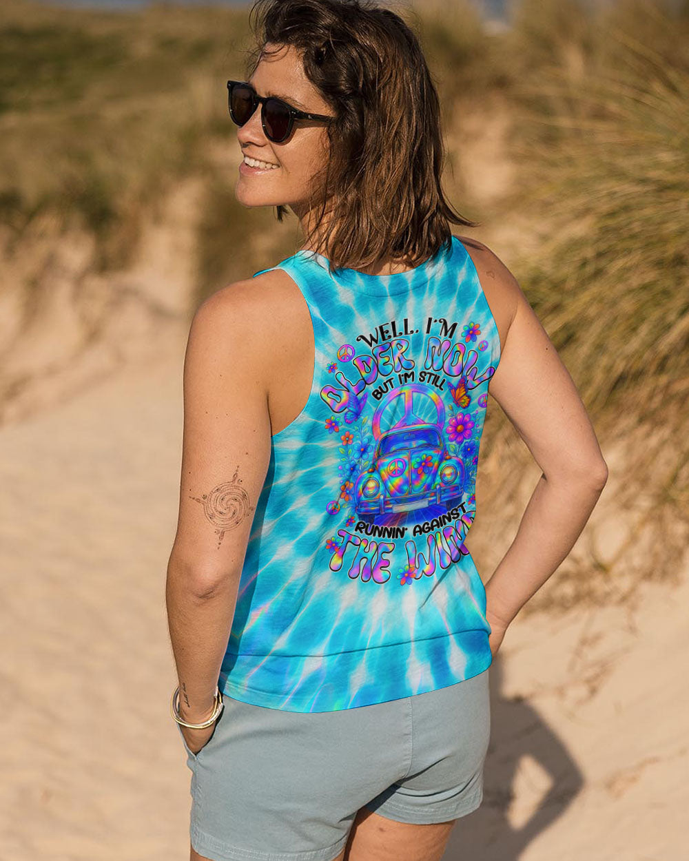 Older Now But I_E2_80_99m Still Runnin_E2_80_99 Against the Wind Retro Hippie Car Tie Dye AOP Shirts _13_ 84NrM