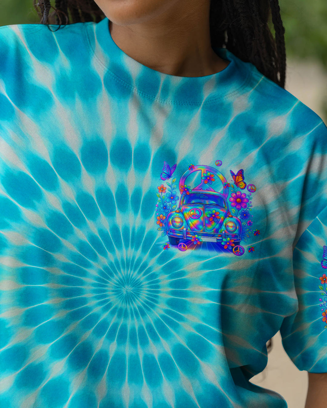 Older Now But I_E2_80_99m Still Runnin_E2_80_99 Against the Wind Retro Hippie Car Tie Dye AOP Shirts _2_ HlXox