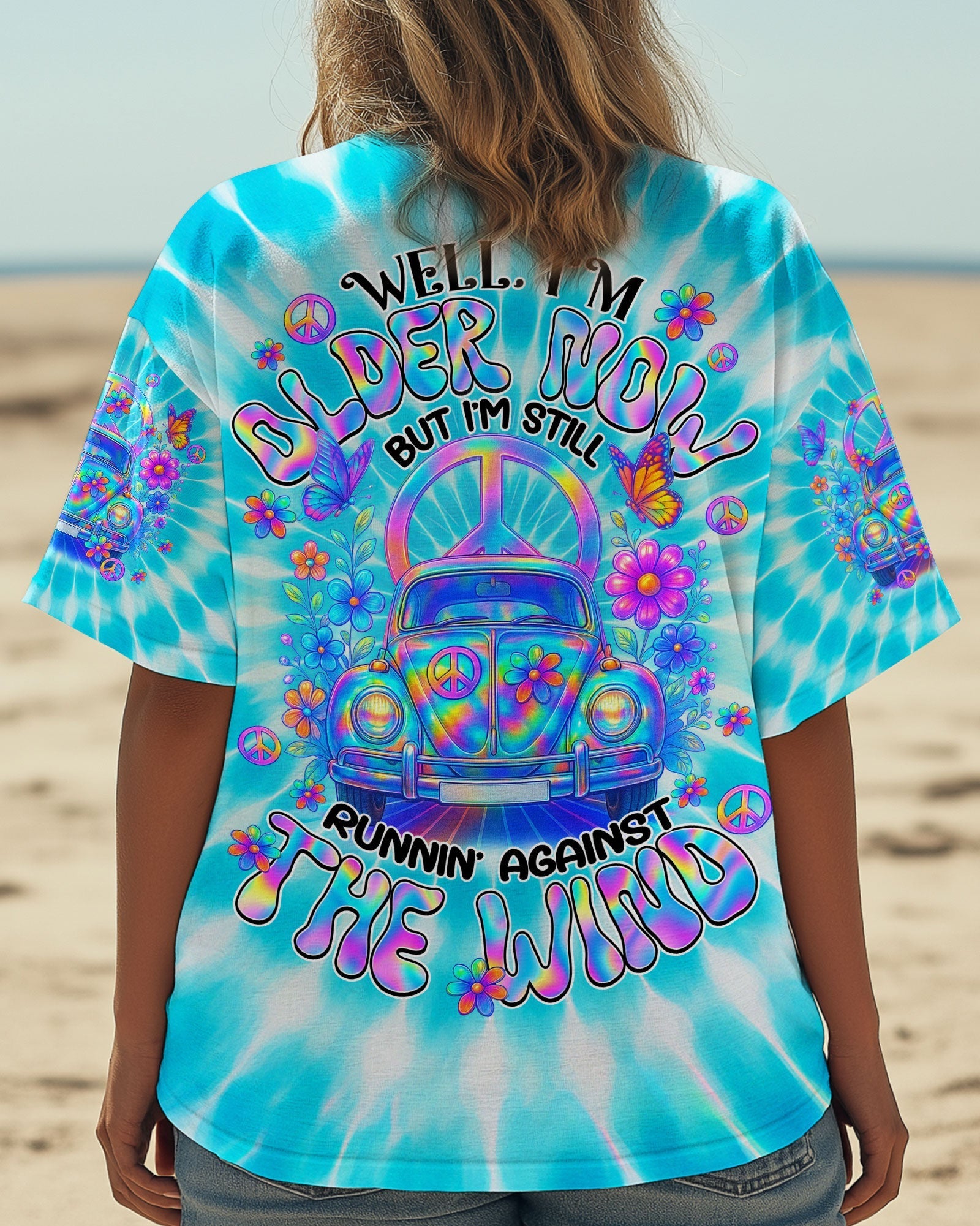 Older Now But I_E2_80_99m Still Runnin_E2_80_99 Against the Wind Retro Hippie Car Tie Dye AOP Shirts _3_ mWSUX