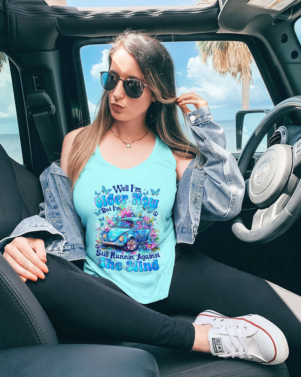 Older Now But Im Still Runnin Against The Wind Vintage Hippie Car AOP Shirts _9_ Xu9ld