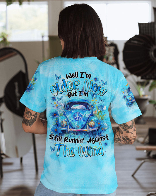 Older Now But Im Still Running Against The Wind Watercolor Blue VW Beetle AOP Shirts _10_ 4stq0