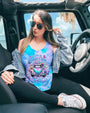 Older Now But Still Running Against The Wind Tie Dye VW Bug with Floral AOP Shirts _5_ z6rJk