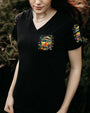 Older Now Runnin_E2_80_99 Against the Wind Flower Vintaege Hippie Van AOP Shirts _5_ fc86I