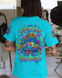 Older Now Runnin_E2_80_99 Against the Wind Psychedelic Tie Dye Car Graphic for Women AOP Shirts _1_ 5AUSm