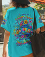 Older Now Runnin_E2_80_99 Against the Wind Psychedelic Tie Dye Car Graphic for Women AOP Shirts _5_ tVkjz