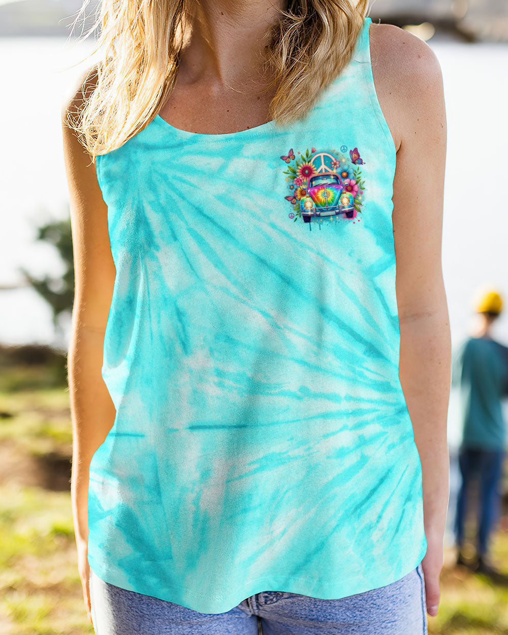 Older Now Running Against the Wind Peace VW Bus _26 Flower Power Perfect for Hippie Style AOP Shirts _6_ pkO5X