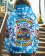 Older Now Running Against the Wind Tie Dye VW Peace Colorful Flower Power Design AOP Shirts _5_ z9DPV