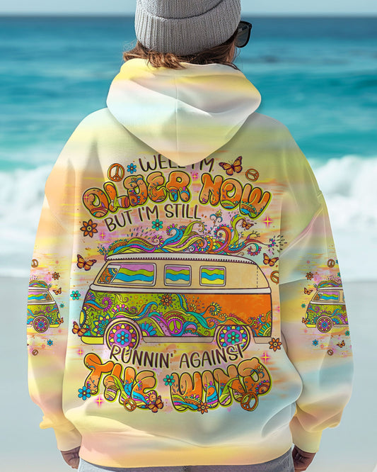 Older Now Still Runnin Against The Wind Tie Dye Vintage Van AOP Shirts _1_ yCXfH