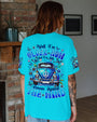 Older Now Still Runnin Against the Wind Blue VW Bug Car Graphic AOP Shirts _1_ i4d8R