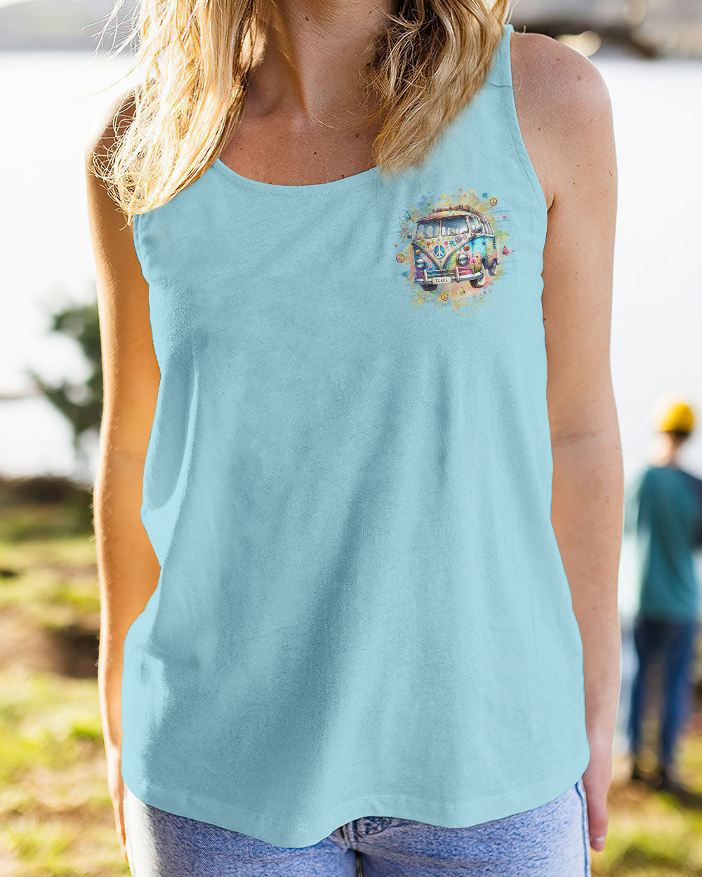 Older Now Still Runnin Against the Wind Colorful Peace Van AOP shirts _6_ WX929