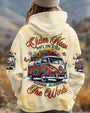 Older Now Still Runnin Against the Wind Floral Hippie Van AOP Shirts _1_ itFrH