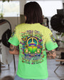 Older Now Still Runnin Against the Wind Tie Dye Green Hippie VW AOP Shirts _1_ Z2WnK