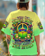 Older Now Still Runnin Against the Wind Tie Dye Green Hippie VW AOP Shirts _3_ dQOJk