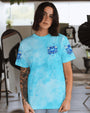 Older Now Still Running Against the Wind Blue VW Bug and Daisy Retro Hippie AOP Shirts _9_ ed6Pc