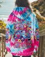Older Now Still Running Against the Wind Tie Dye Hippie Flower Car AOP Shirts _5_ ypnfz