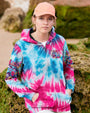Older Now Still Running Against the Wind Tie Dye Hippie Flower Car AOP Shirts _8_ 7V9OI