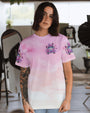 Older Now but I still Runnin Against the Wind Tie Dye Pink Vintage Hippie Van AOP Shirts _11_ JtHwv