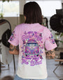Older Now but I still Runnin Against the Wind Tie Dye Pink Vintage Hippie Van AOP Shirts _4_ O0T3x