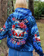 Older Now but Still Runnin Against the Wind Blue Tie Dye Hippie Van Flower AOP Shirts _8_ Meixr