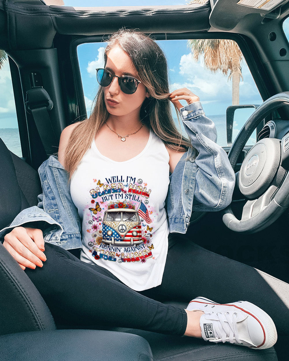Older Now but Still Runnin Against the Wind Patriotic Hippie Van AOP Shirts _5_ zFrLx