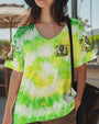 Older Now but Still Running Against the Wind Green Tie Dye Hippie Grandma AOP Shirts _2_ gK6gF